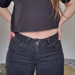Faded Black Jeans